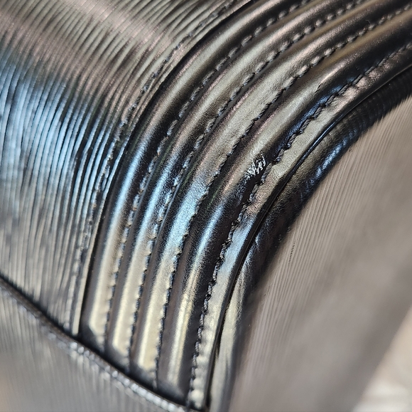 Louis Vuitton Black Epi Leather Nice Vanity Train Case Luggage Bag travel tote - Picture 8 of 12